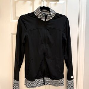 Victoria’s Secret VSX Sport Jacket - Black with Striped Trim